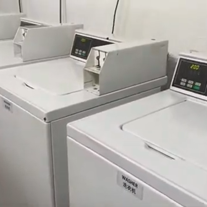 Laundry Machine: S$2 Coin per use (Coin changing available at frontdesk)